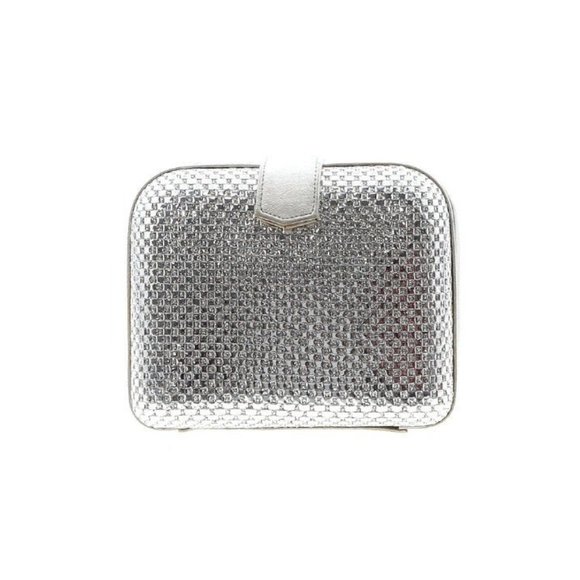 Walborg Vintage Silver Clamshell Evening Bag/Clutch